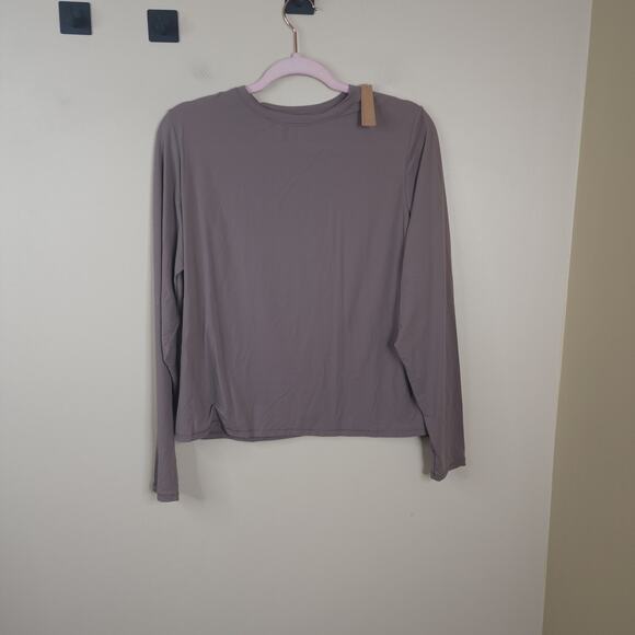 SKIMS FITS EVERYBODY LONG SLEEVE T-SHIRT IN UMBER SIZE 3X - Picture 1 of 8